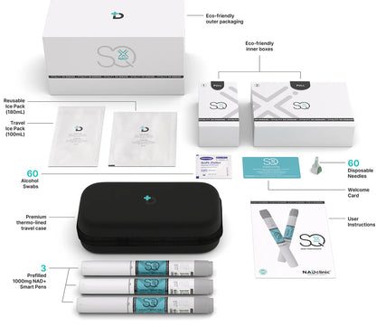 NAD+ SQX Smart Pen | Japan-Sourced NAD+ Support